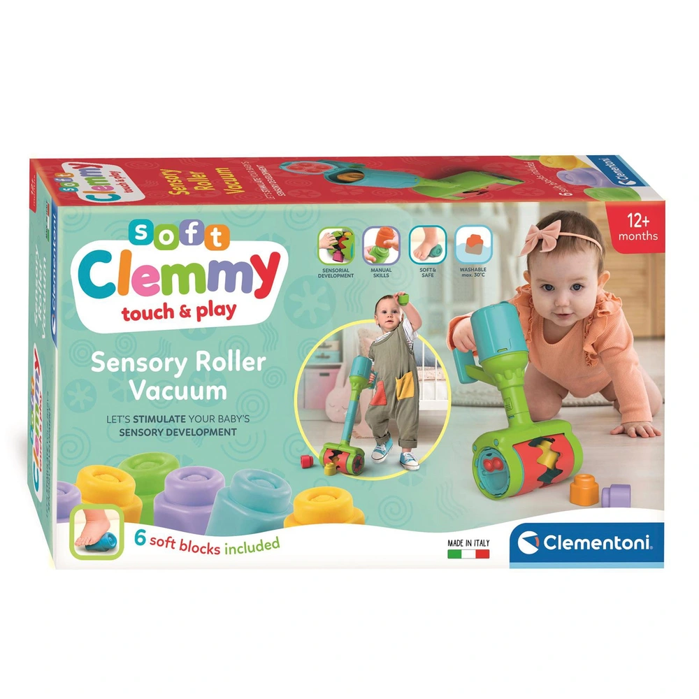 CLEMENT CLEMENTINE - Kit Vaisselle et Son Évier - Jeu d'Imitation - 101190 - Bleu - Plastique - Ménage - Enfant - Dinette - Piles Non Incluses - 45 cm x 27 cm - À Partir de 3 Ans