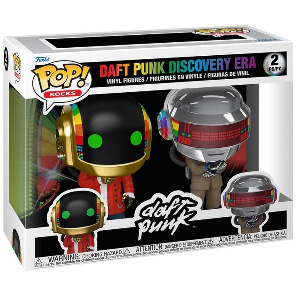Funko POP! Rocks 2 Pack: Daft Punk Discovery Era | Smyths Toys UK