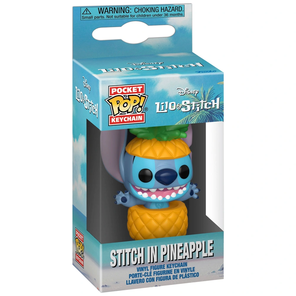 Funko Pop! Keychain: Lilo & Stitch- Tuber Stitch - Porte-clés Porte-clés Fantaisie - Mini-Figurine de