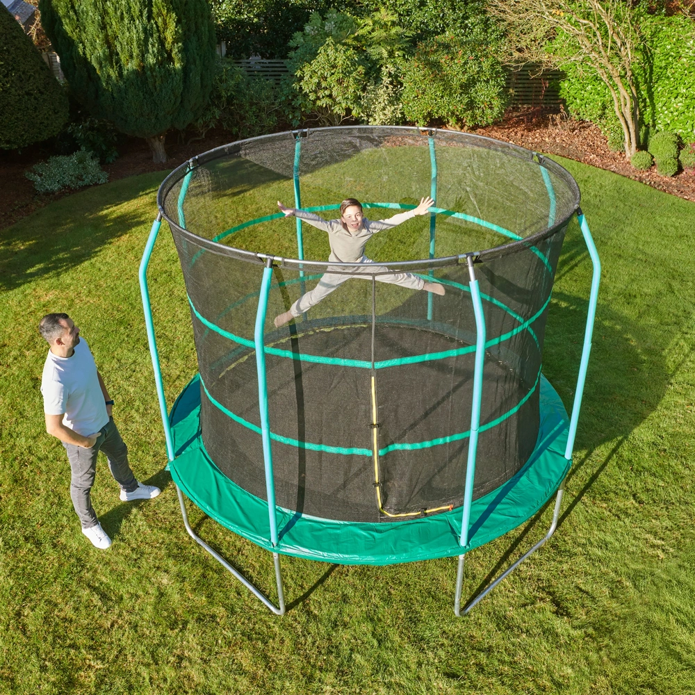⭐tfoa0102⭐ 10ft Trampoline with Enclosure Net | Smyths Toys UK
