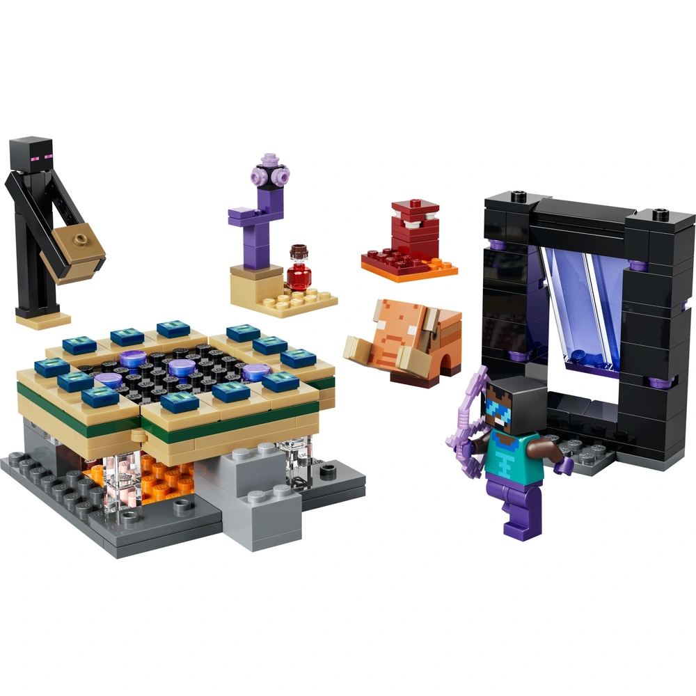 LEGO Minecraft 21584 Nether & End Portal Journey Set | Smyths Toys UK