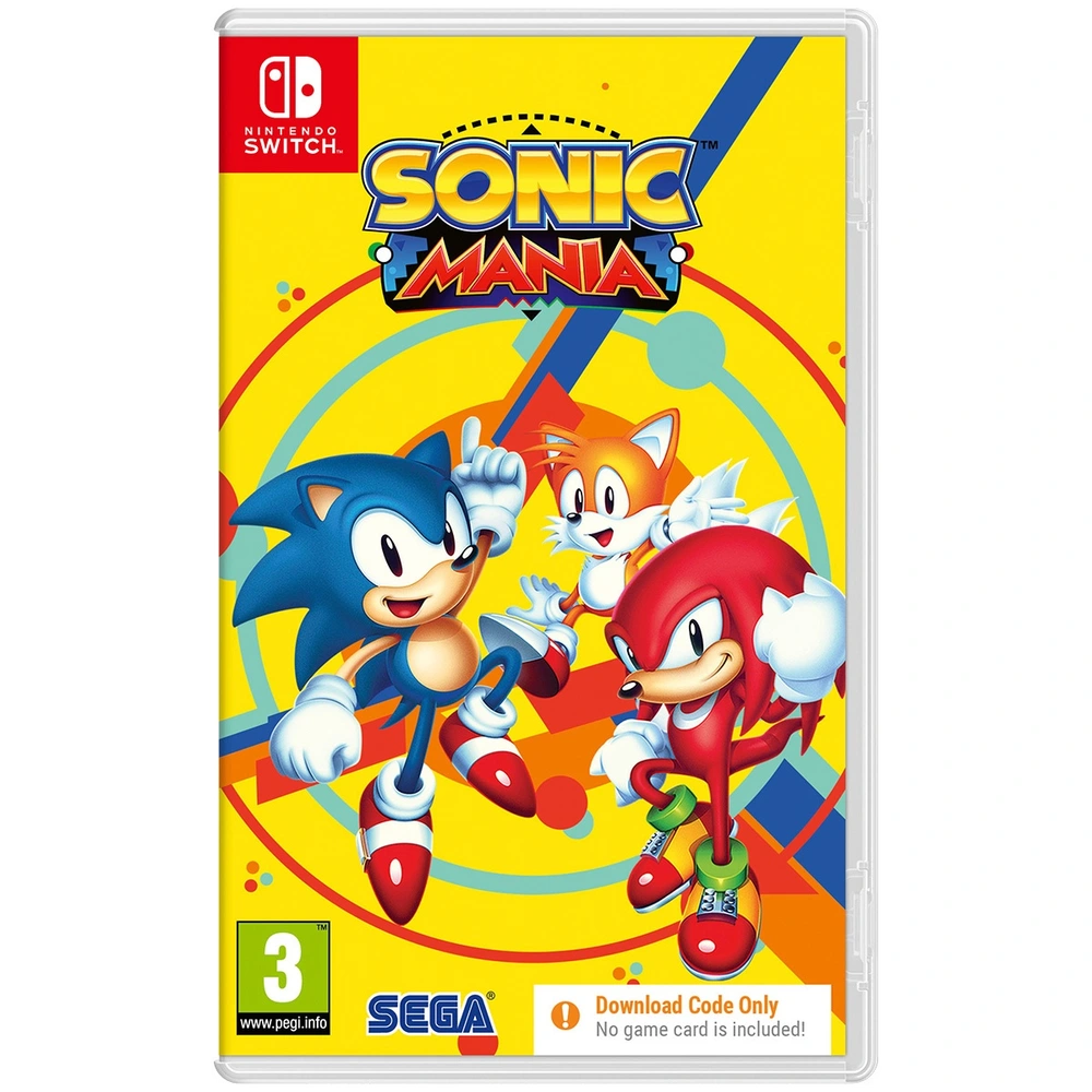 Sonic Mania Nintendo Switch (Code in Box) | Smyths Toys UK