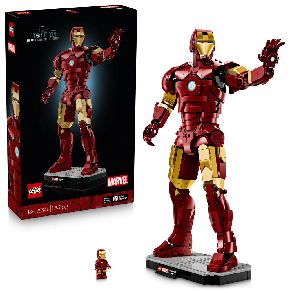 LEGO Marvel 76344 Iron Man Mark Collector's Edition Set for Adults