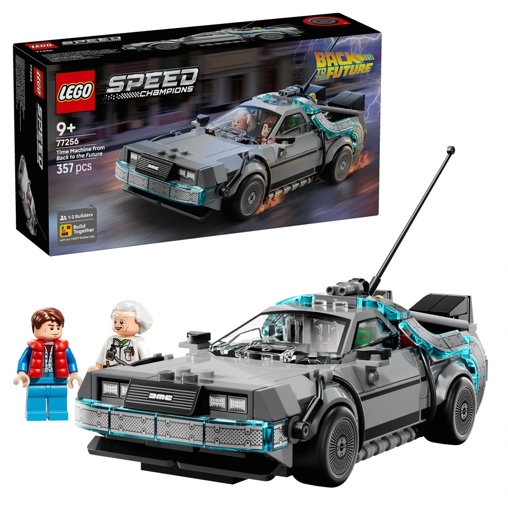 LEGO Speed Champions 77256 Time Machine from Back to the Future - Main Image