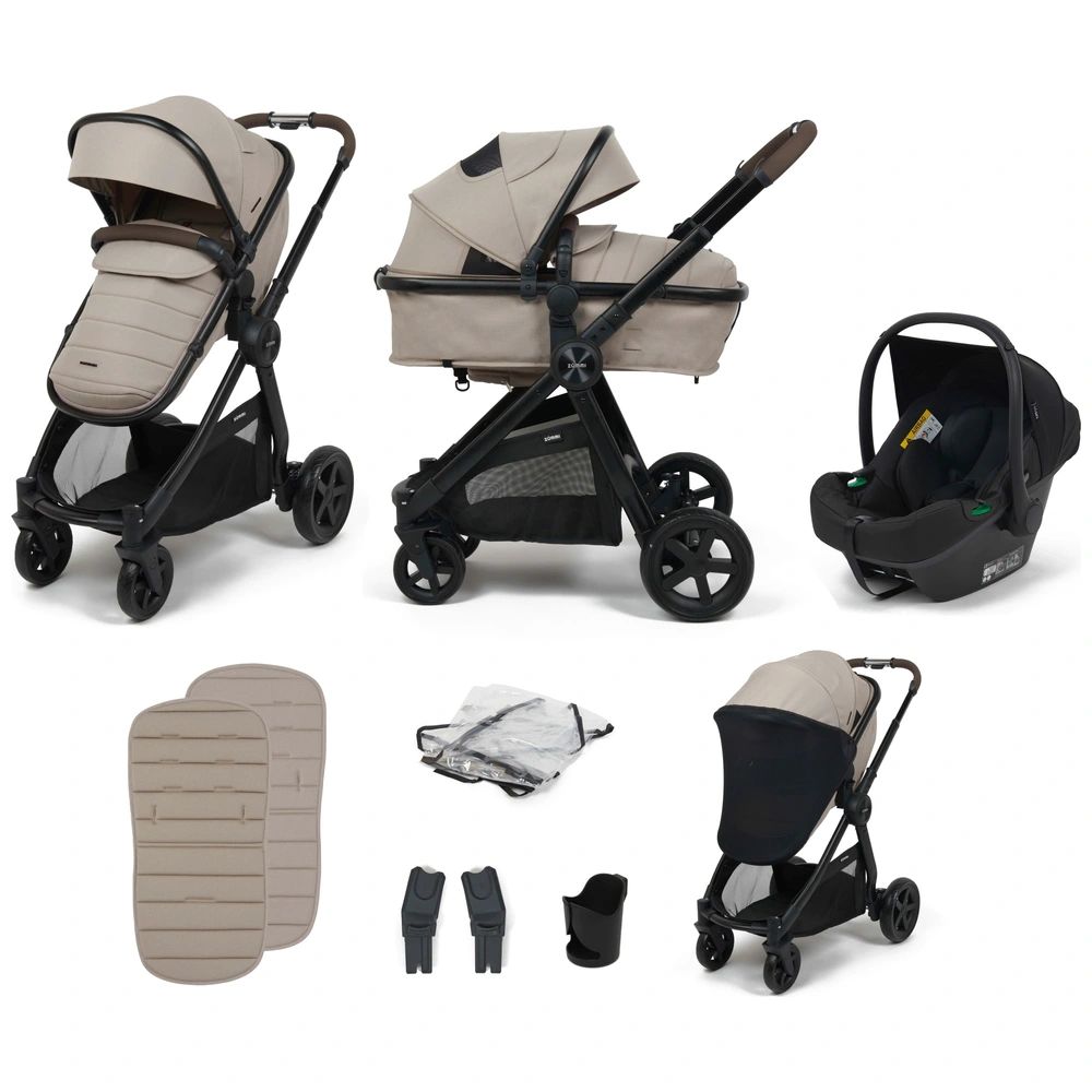 【ポムさん】【美品】marka x BETTER DAYS STADIUM Zummi Panorama XTi 2-in-1 Travel System with EnfaSafe i-Size Car