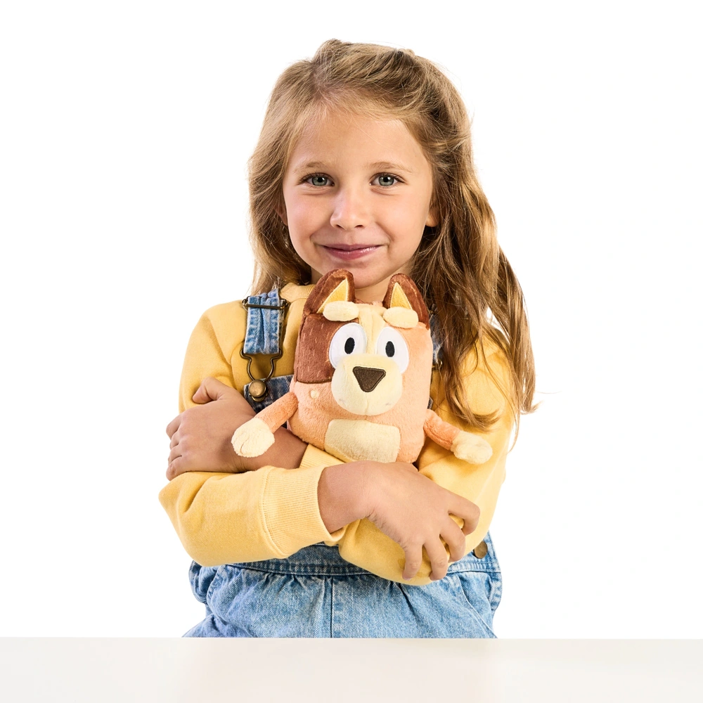 Peluche Parlante Bluey Peluche Sac à Dos Bluey Famosa - 35cm Personnage