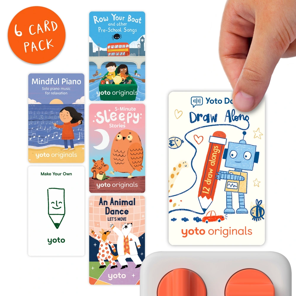 Yoto Starter Pack for Little Kids 6 Card Pack | Smyths Toys UK