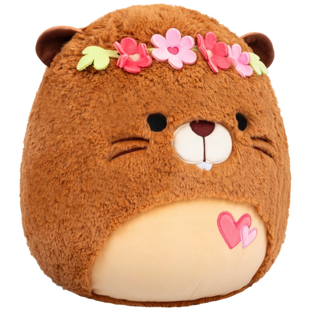 Squishmallows Fuzzamallows Tristan il triceratopo verde, 30 cm