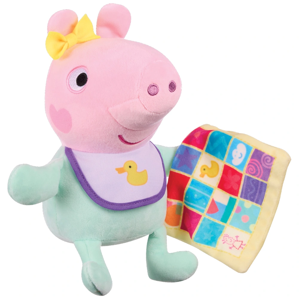 Peppa Pig Baby Evie with Blanket Plush Smyths Toys UK