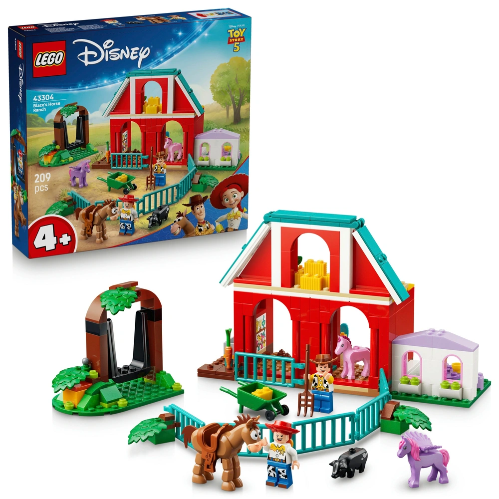 LEGO Disney & Pixar 43304 Toy Story 5 Blaze's Horse Ranch Set