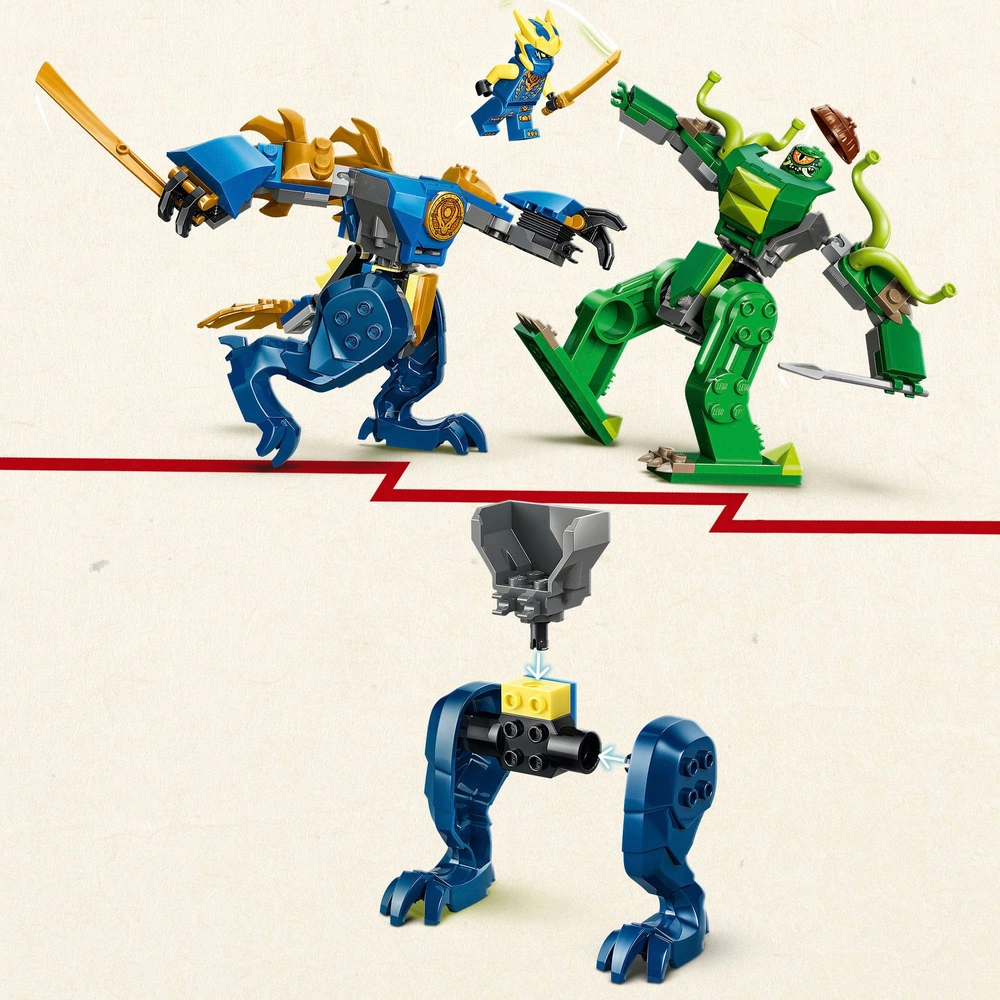 LEGO Ninjago 71853 Jay's drakenmechastrijd Set | Smyths Toys Nederland
