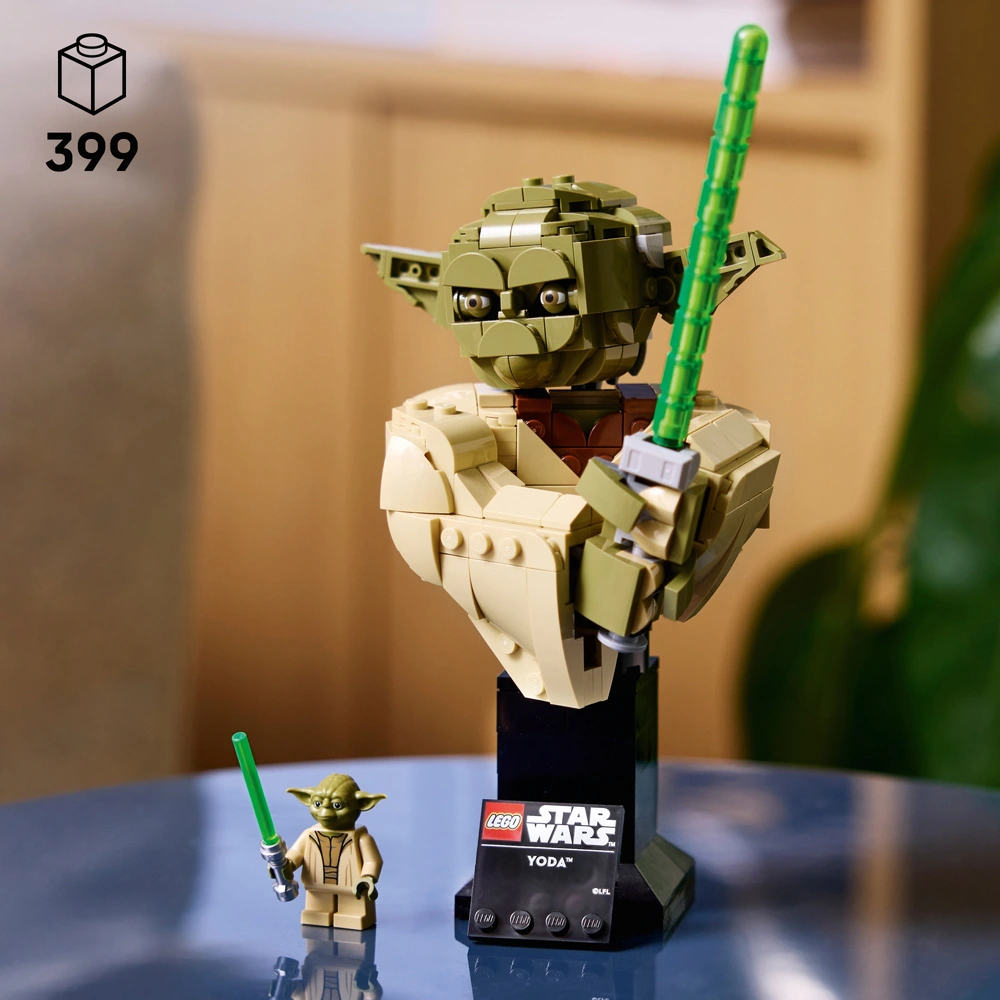 LEGO Star Wars 75438 Yoda Bust Set for Adults | Smyths Toys UK