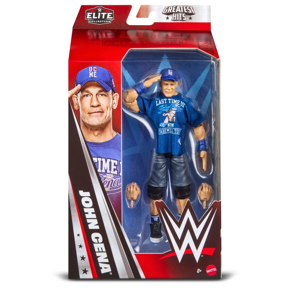WWE Elite Collection Action Figure John Cena 15 Cm - Snodata Con Accessori E Mani Intercambiabili, Regalo Per Bambini 8+ Anni