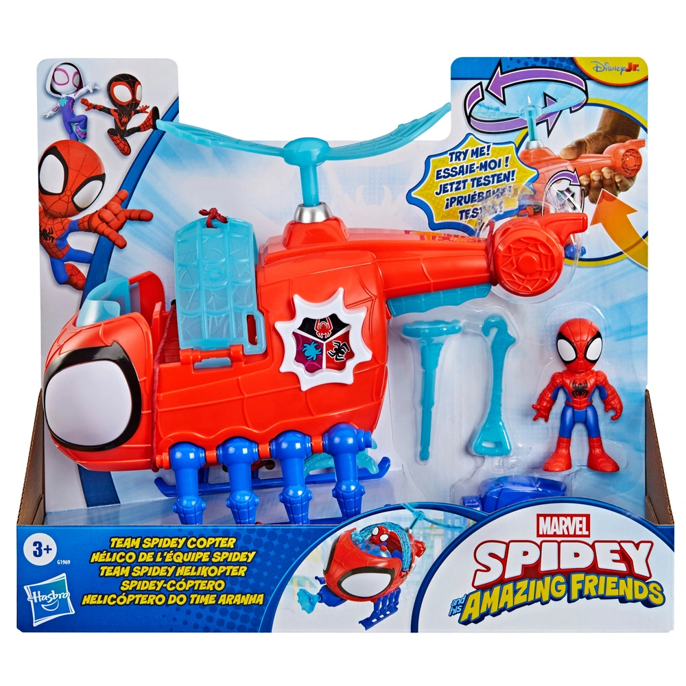 Spidey Et Ses Amis Marvel Spidey And His Amazing Friends - Collection 7 Figurines - Personnages Équipe Spidey Figurines équipe Spidey