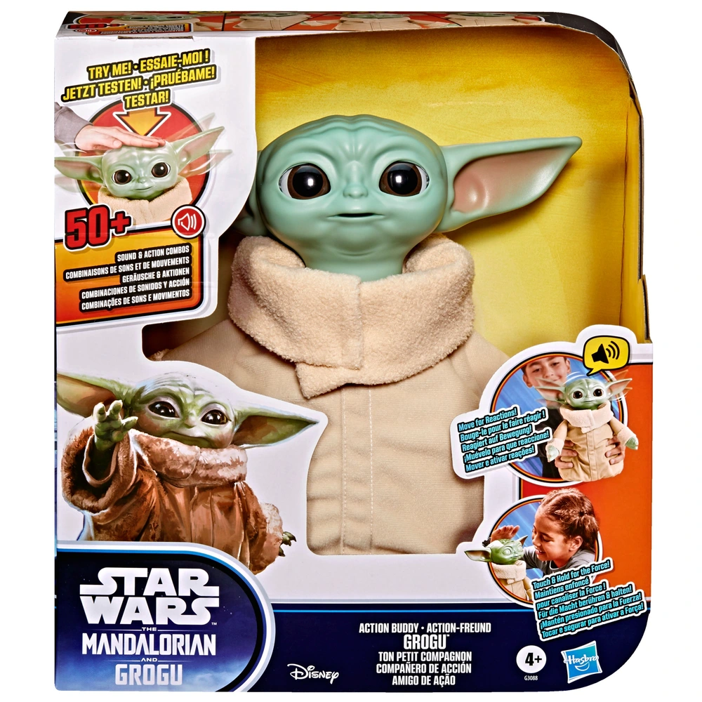 Peluche Star Wars Peluche The Mandalorian The Child bébé Yoda 25 cm