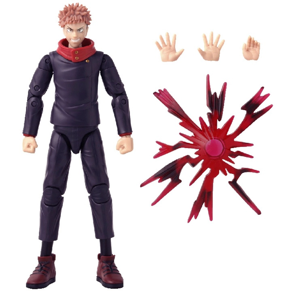 Anime Heroes Jujutsu Kaisen Action Figure Yuji Itadori Black Flash