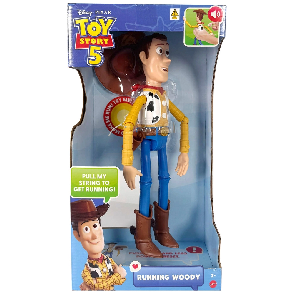 Disney Pixar Toy Story 5 Figur Rennender Woody mit Sound 30 cm