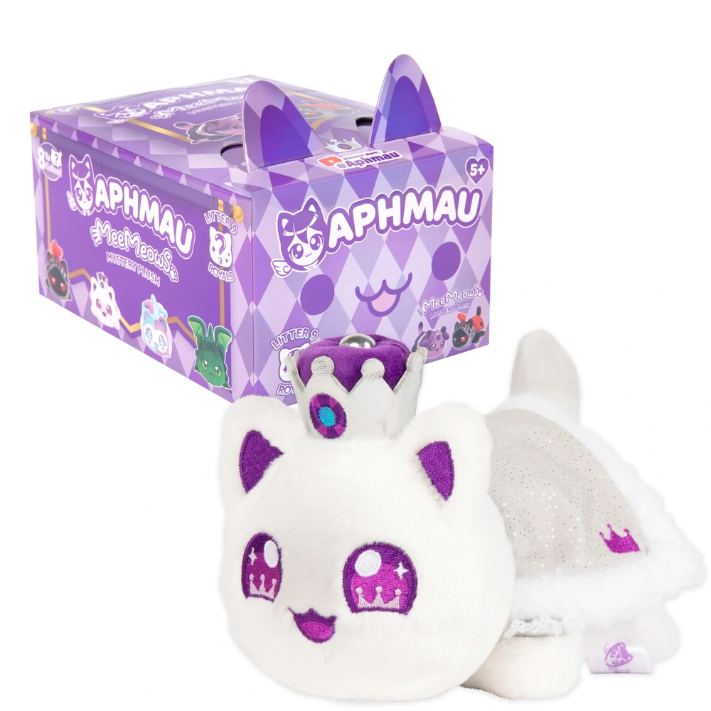 Aphmau MeeMeow Mystery Plush de 6 Pulgadas, colección Unicornio; Canal