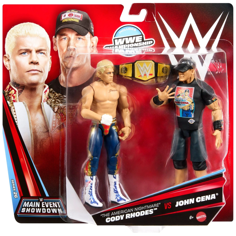 WWE Main Event Showdown Series 26 Action Figures 2 Pack Cody