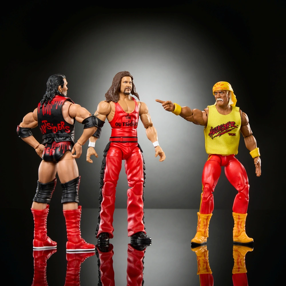 プロレスフィギュアセット③ RED&BLACK nWo WCW WWE WWF WWE Elite