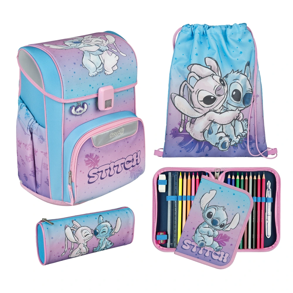 Lilo und Stitch Disney Schulranzen Set Ranzen Federtasche Tornister Lilo und Stitch Disney Schulranzen Set Ranzen Federtasche Tornister