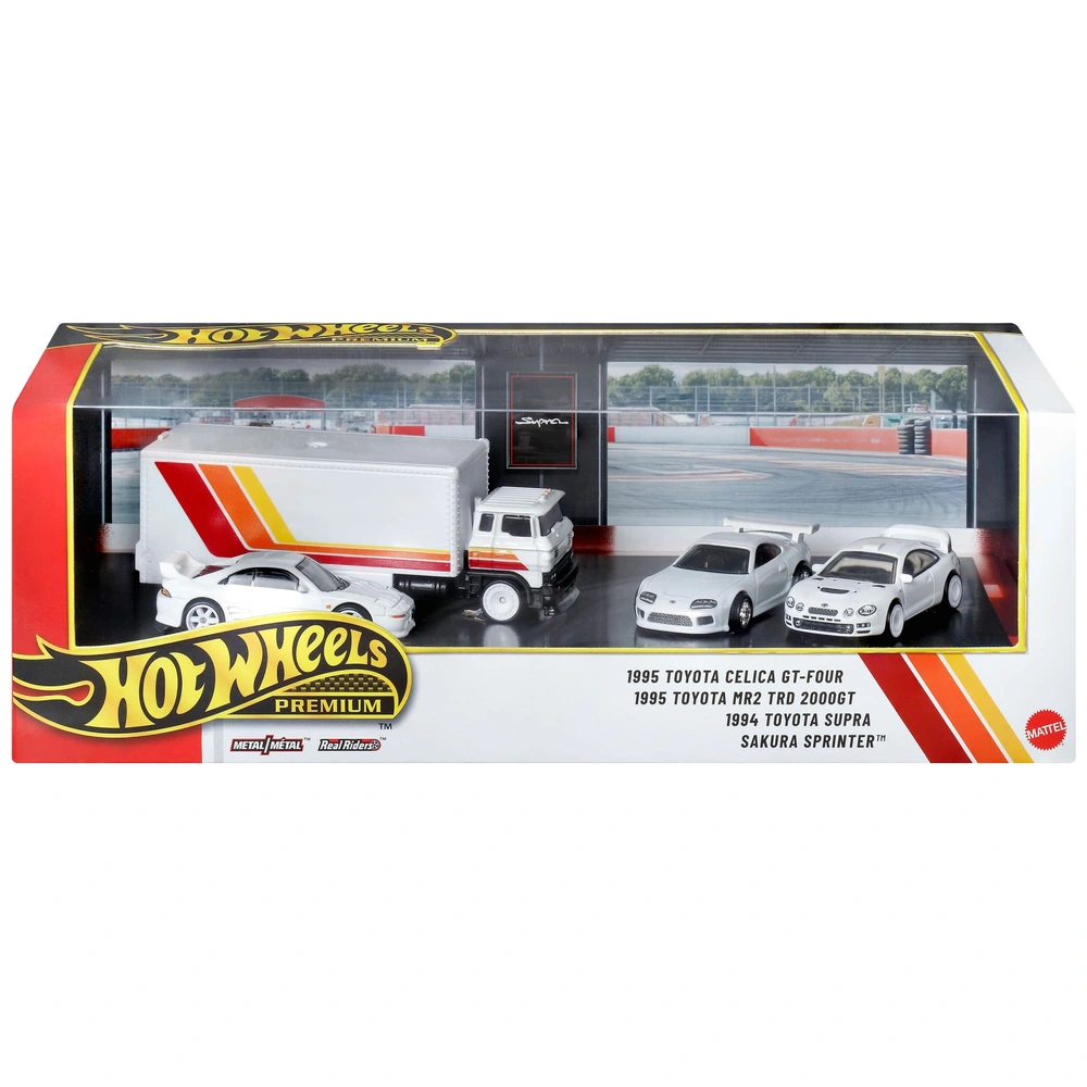 Hot Wheels Premium Auto's Toyota 4-Pack 1:64 | Smyths Toys Nederland