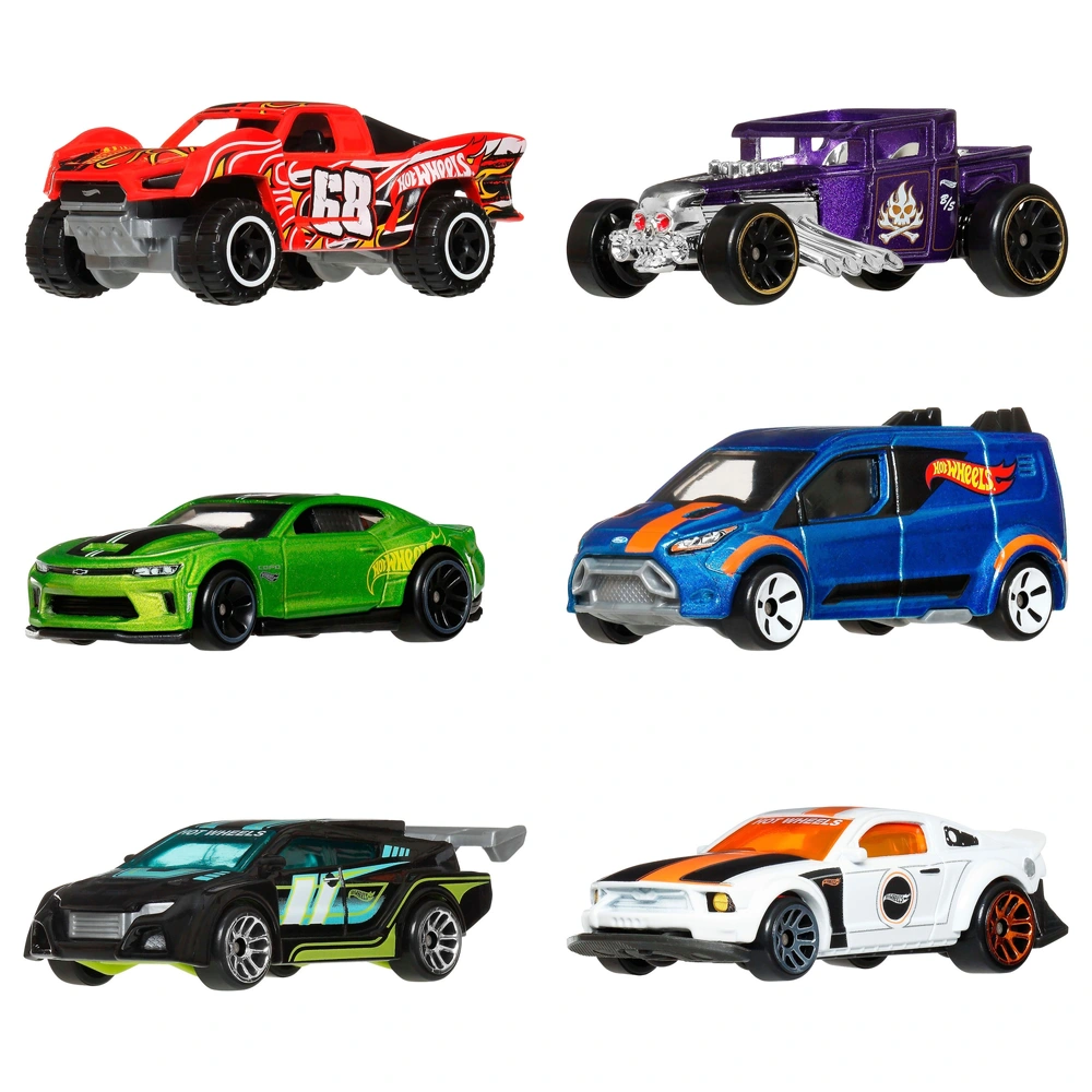 Hot Wheels Silver Series Legends Tour Autos 1:64 6er Set | Smyths