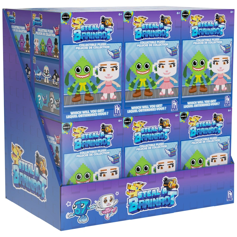 Steal a Brainrot Mystery Plush Box Assortment | Smyths Toys Ireland