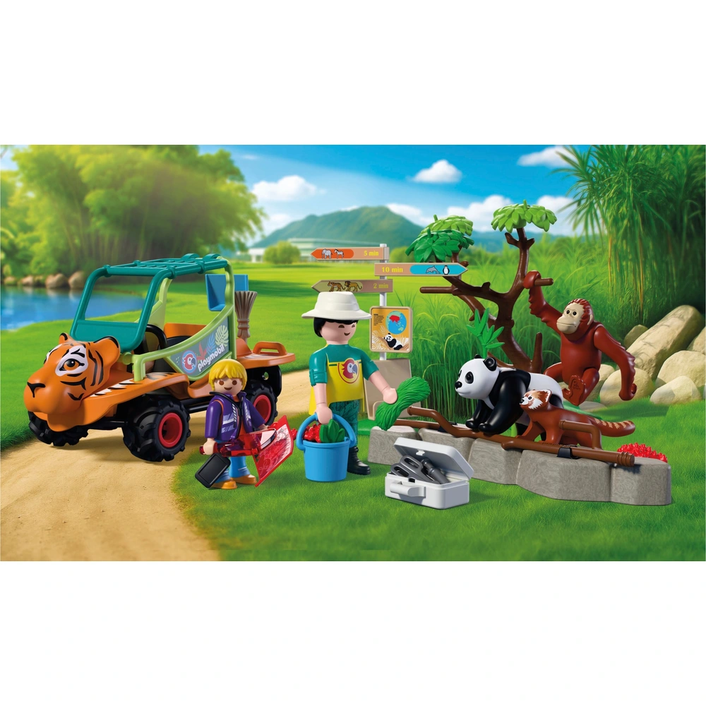 Playmobil 5417 Afrikaanse savanne met dieren, leuke fantasierijke rollenspel, speelsets geschikt voor kinderen vanaf 4 jaar