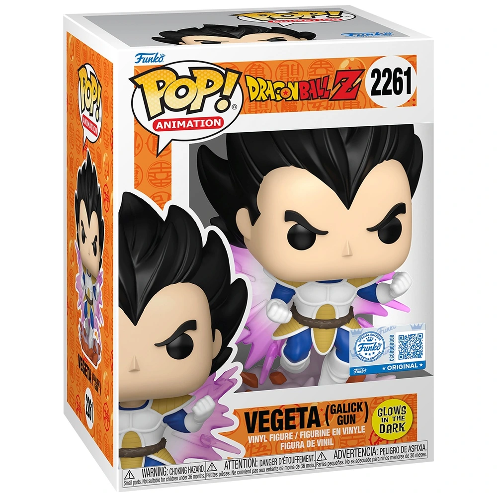 Funko POP! Figuur 2261 Dragon Ball Z Vegeta (Galick Gun) Glow-in