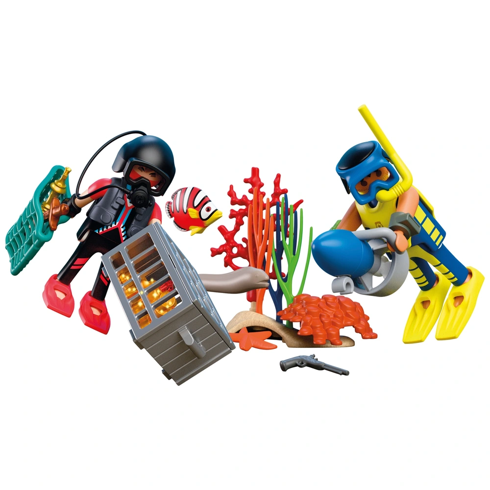 PLAYMOBIL City Action 72078 Polizeitaucher mit Schatz | Smyths