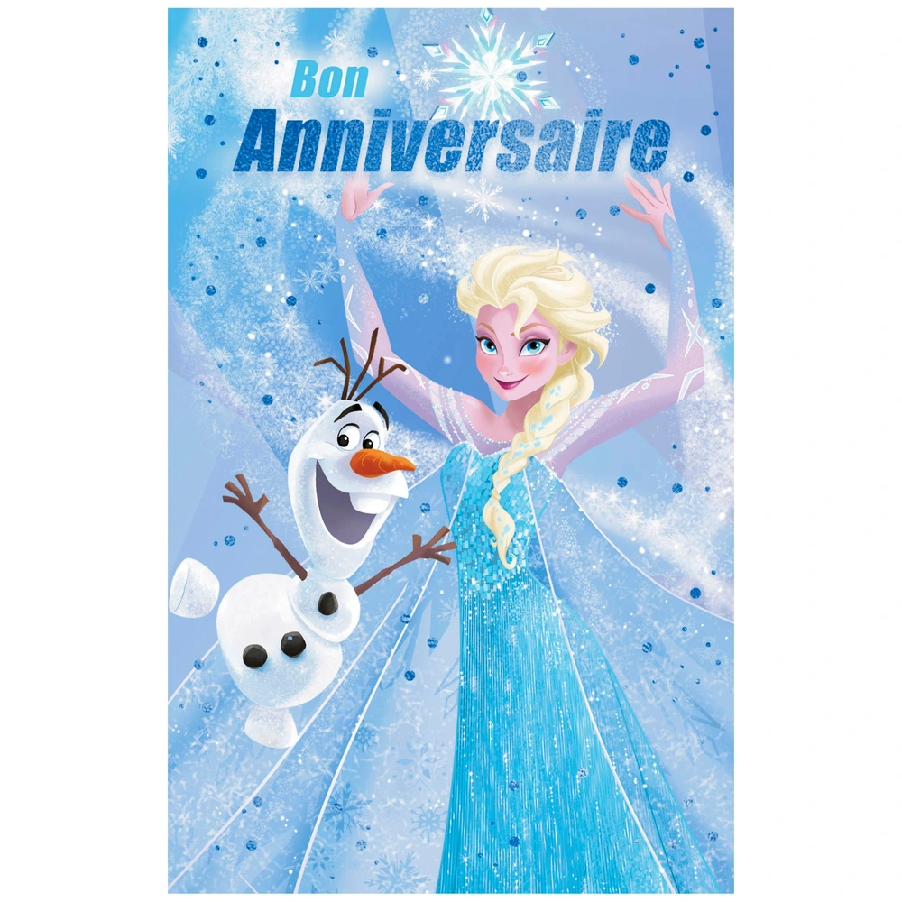 Kit Décoration Anniversaire Vaisselle Rein Des Neiges 4 Ans, 93 Pièces