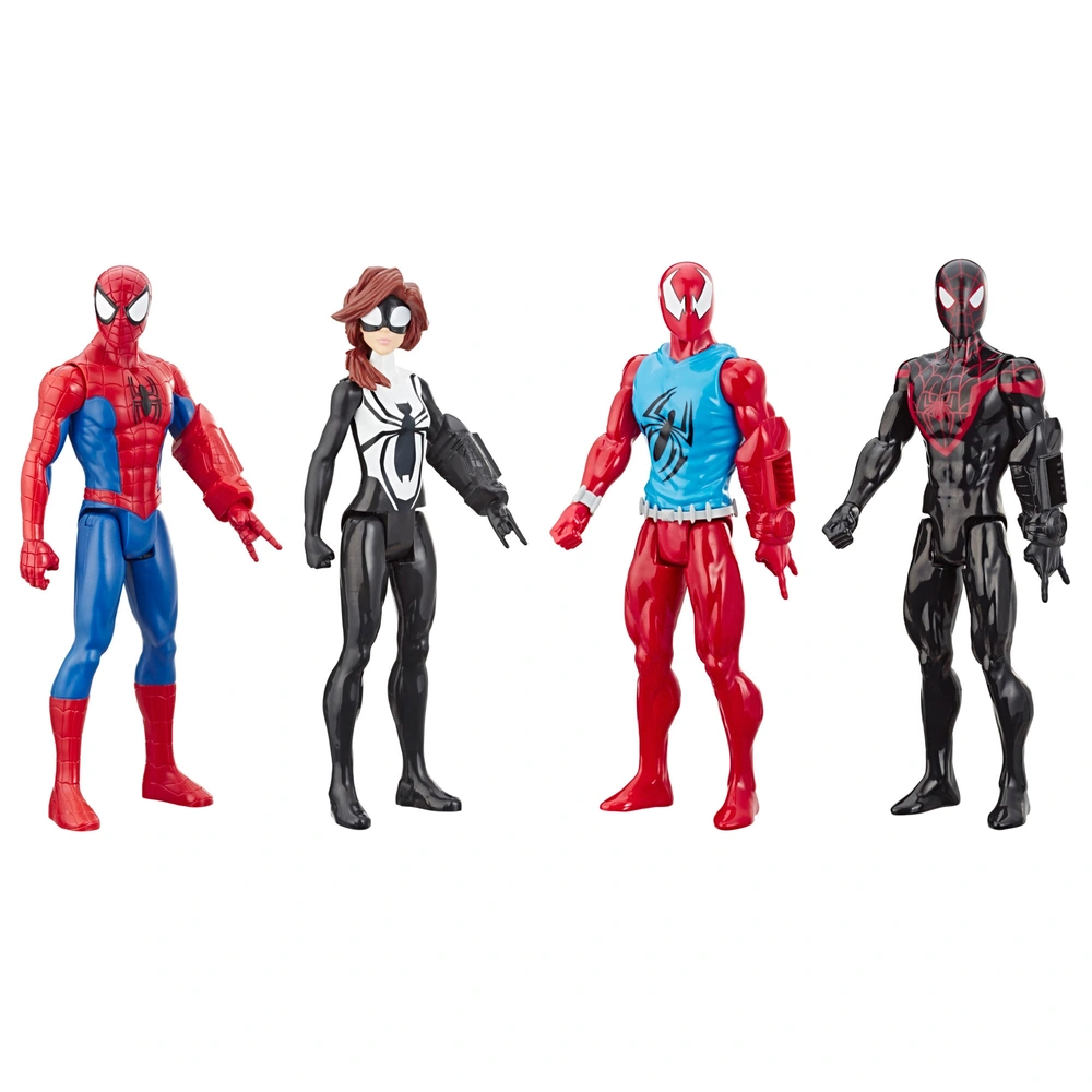 Hasbro Marvel Titan Hero Series 4体セット Marvel Spider-Man Titan Hero Figuren 4-Pack 30 cm | Smyths Toys