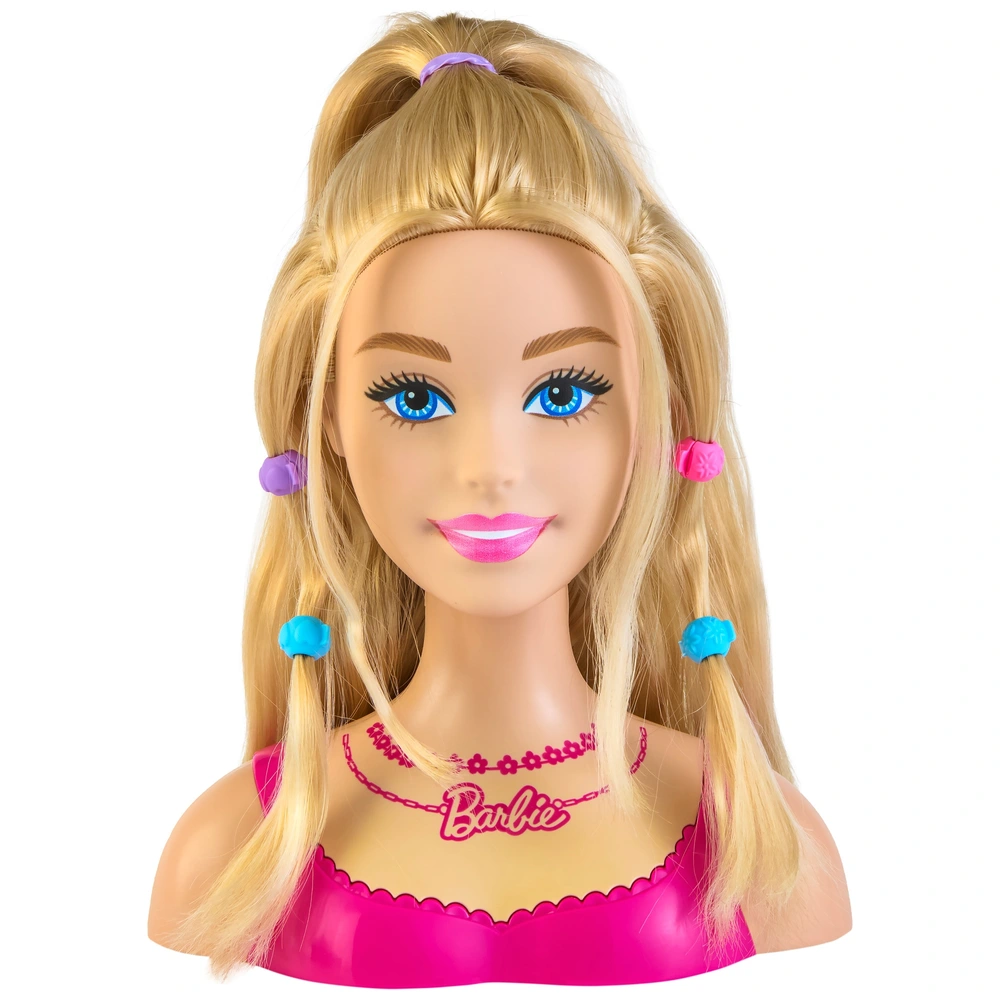 Whyzsjnclg Tête de poupée, 1 Set têtes de poupée pour Coiffure pour Enfants avec Accessoires