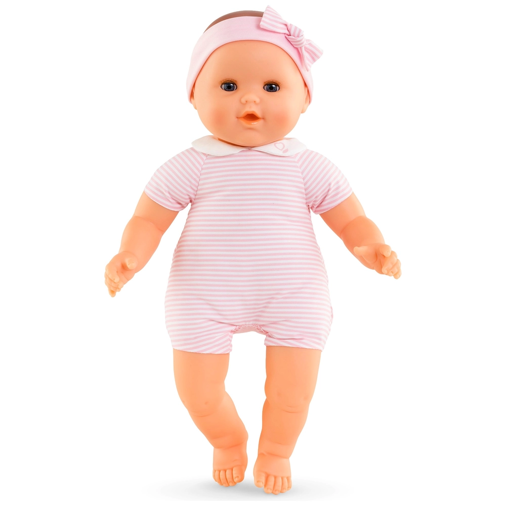 Poupon Corolle 40 Cm Fille - Yeux Bleus, Cheveux Blonds, Fabriqué En France (occasion)