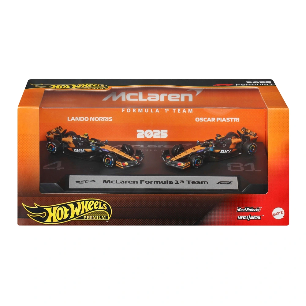 Hot Wheels Premium McLaren Formula 1 Team 2 Pack | Smyths Toys UK