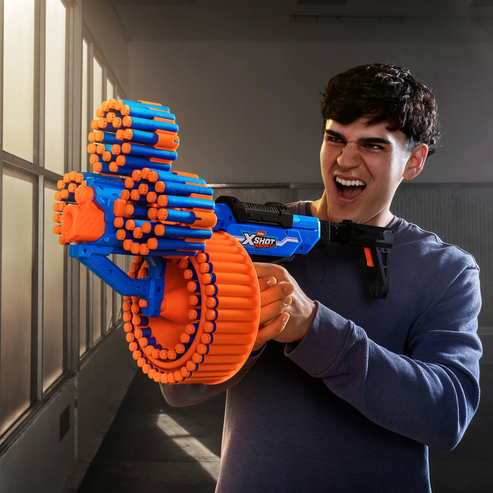 XSHOT by ZURU Insanity Blaster Blitz Hammer with 48 Darts | Smyths