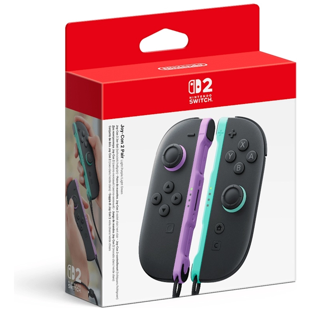 Nintendo Switch 2 Joy-Con Controller Pair - Light Purple/Light
