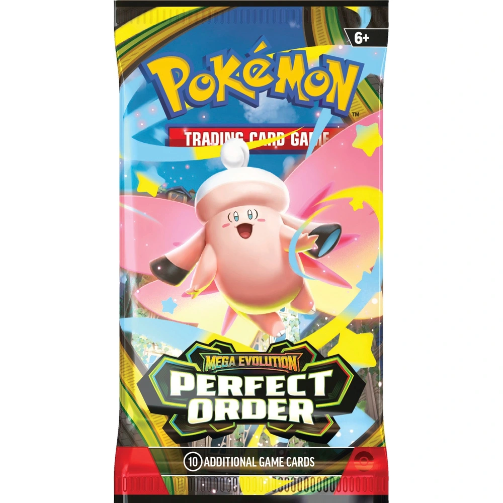 未開封_TCG海外限定MEGA EVOLUTION PERFECT ORDER Pokémon TCG: Mega Evolution Perfect Order - 3 Pack CDU (12