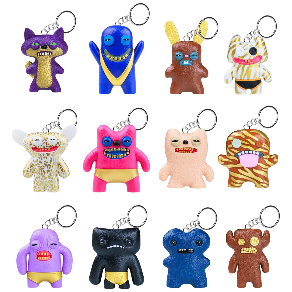 Fuggler Keychain Funny Ugly Monster Bag Accessory 24 Carat Chaos
