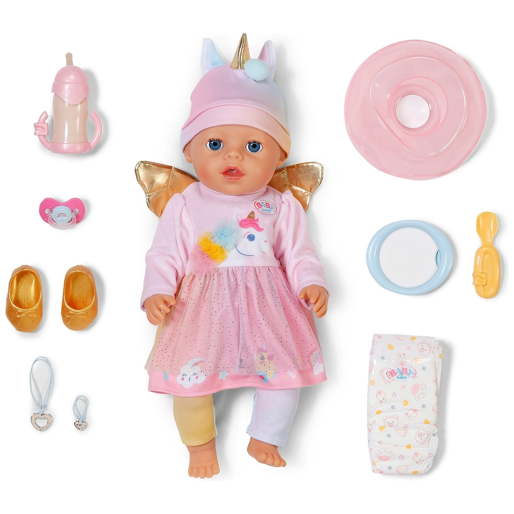 BABY born Emma Click & Play im Einhorn-Style 43 cm