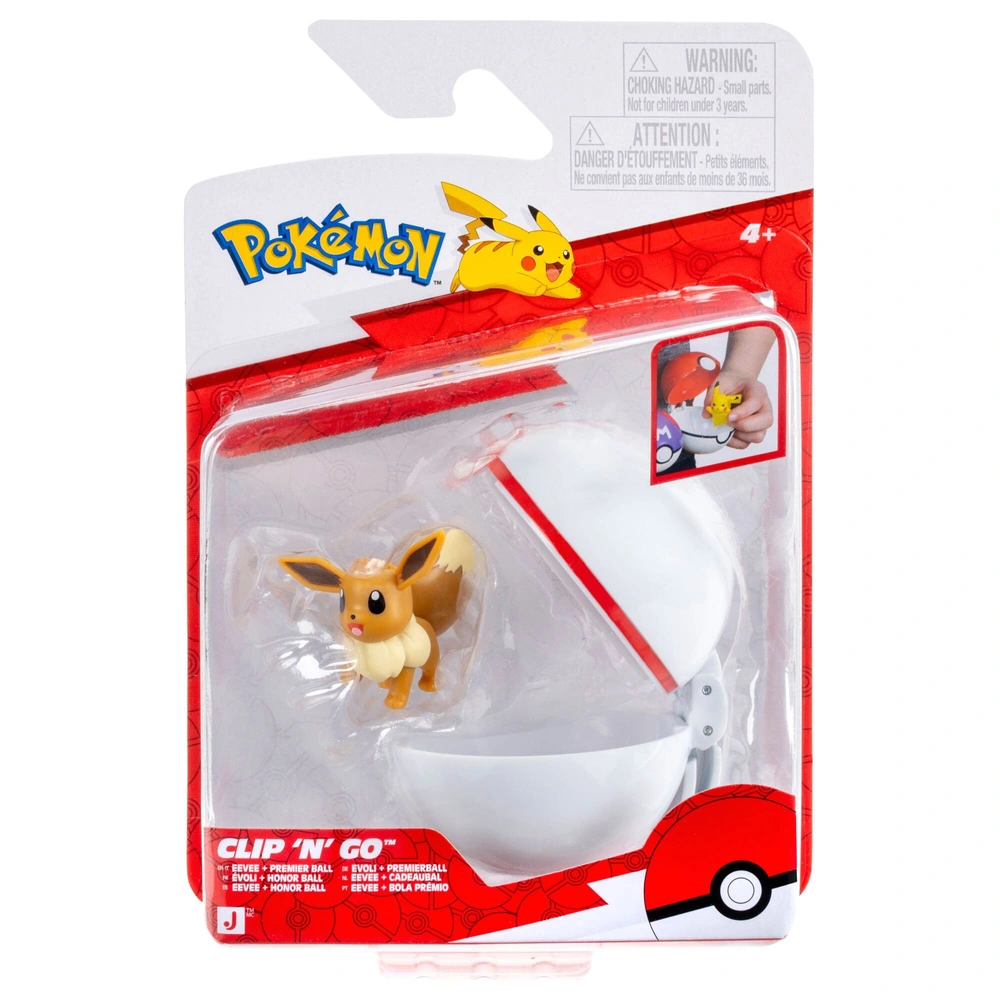 Pokémon Magby et Honor Ball Clip 'N' Go - Comprend Une Figurine de Combat de 5 cm et Un Accessoire Honor Ball Pokémon Magby et Honor Ball Clip 'N' Go - Comprend Une Figurine de Combat de 5 cm et Un Accessoire Honor Ball