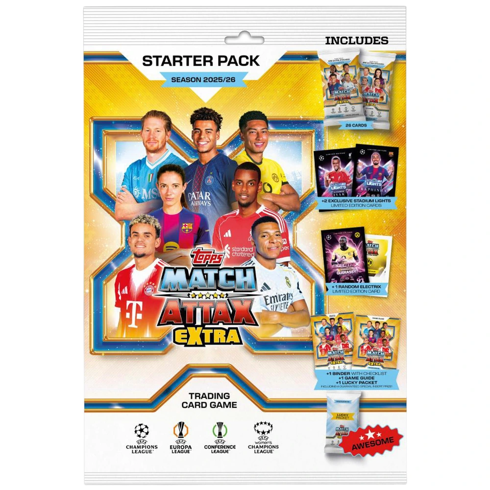 Topps Match Attax Extra 2025/26 Voetbalkaarten Champions League