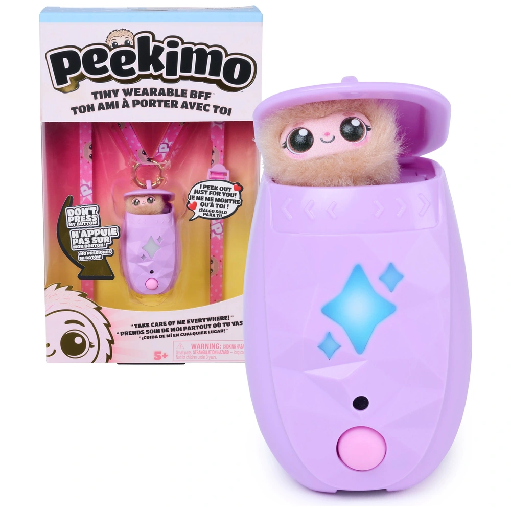 Peekimo Tiny Wearable BFF Interactive Pet Purple | Smyths Toys Ireland