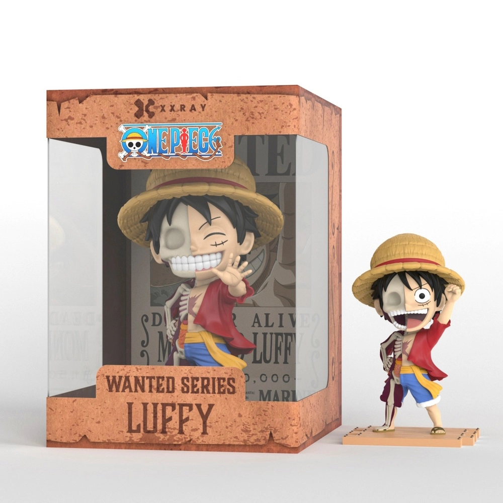 Mighty Jaxx XXRAY One Piece Wanted Series Figuur Luffy 15 cm