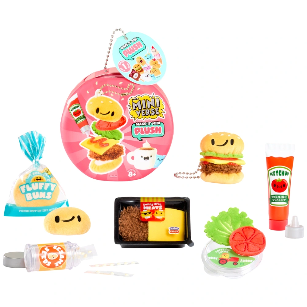 Miniverse Plush ミニバース ぬいぐるみ 新品未使用3個セット MGA's Miniverse: Make It Mini Plush Assortment | Smyths Toys UK