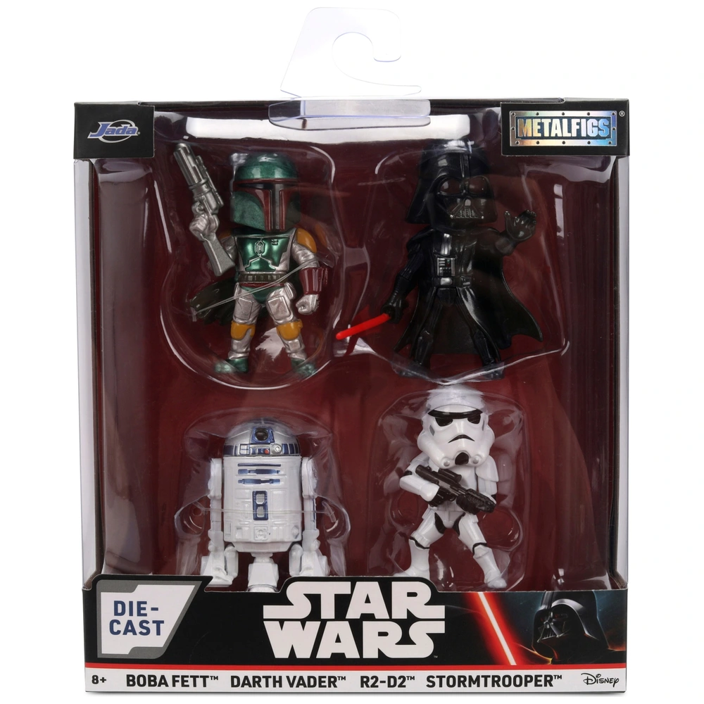 STAR WARS マイティ・ミニギズ フィギュアセット Star Wars Diecast Figuren 4-Pack 6,5 cm | Smyths Toys Nederland