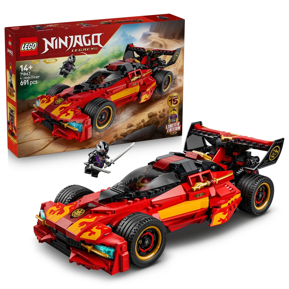 LEGO NINJAGO 71867 X-1 Ninja Charger 15th Anniversary Set | Smyths