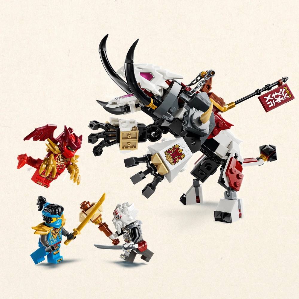 LEGO NINJAGO 71863 Zilvar and Grimtak the Dragon Beast Set