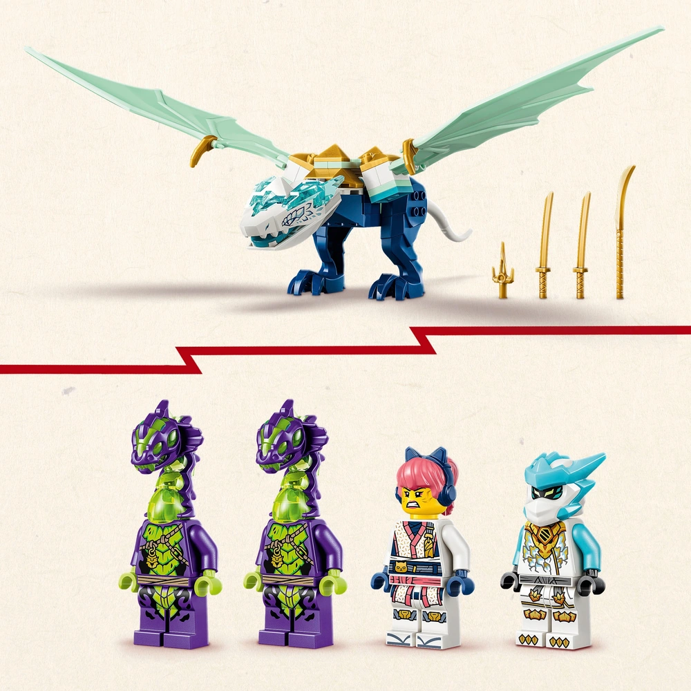 LEGO NINJAGO 71865 Zanes Eisdrachenduell | Smyths Toys Schweiz
